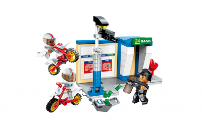 Конструктор Въоръжен обир на банкомат Qman Q1926-1