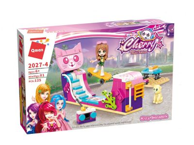 Конструктор Кити в скейпарк Qman Q2027- 4