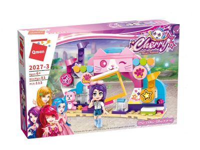 Конструктор Снимка на фона на стена Qman Q2027- 3