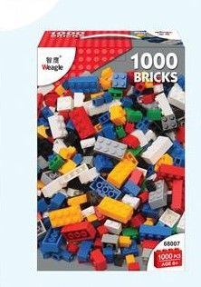 Конструктор класик 1000 цветни елемента