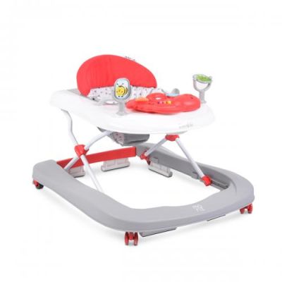 Детска музикална проходилка RAMBLE 2 В 1, ЧЕРВЕН