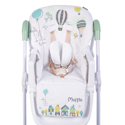 Бебешки стол за ханене MUFFIN МЕНТА