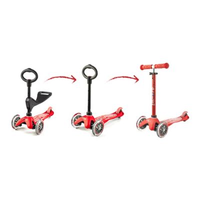 Детска тротинетка Micro Mini Deluxe 3 in 1 - red