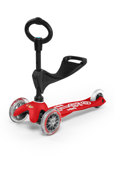 Детска тротинетка Micro Mini Deluxe 3 in 1 - red