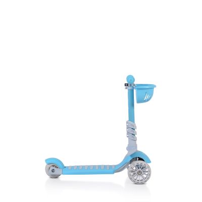 Тротинетка със седалка Bubblegum син