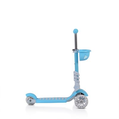 Тротинетка със седалка Bubblegum син