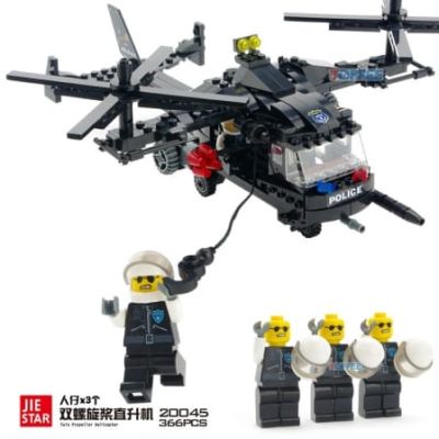 Конструктор Double Helix Helicopter Fling Tigers Police 20045