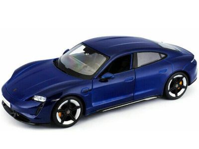 Метална кола Porsche Taycan Turbo S Bburago 1:24 blue
