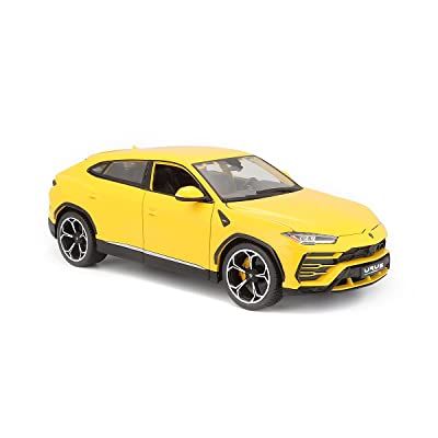 Метална кола Lamborgini Urus Bburago 1/18 жълт