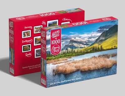 Пъзел Езеро Вермилион, Национален парк Банф, Канада 1000 части Cherry Pazzi 30165