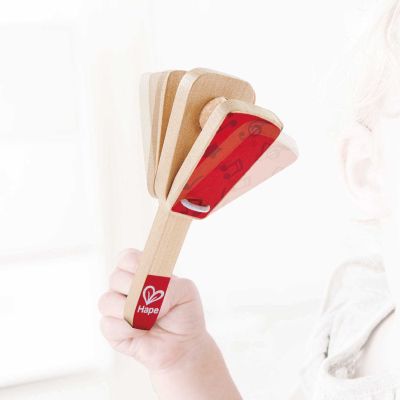 Дървена масичка с музикални инструменти Мини оркестър Hape - H0612