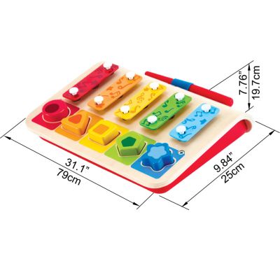Комплект ксилофон и сортер Hape - H0334