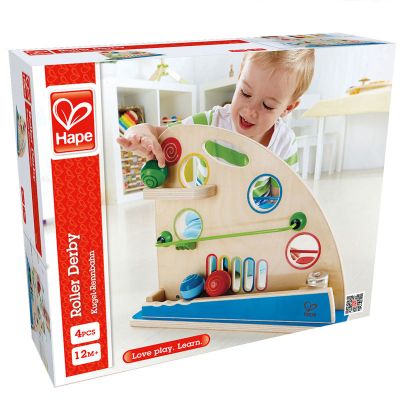 Дървен детски ролбан с топки Hape - H0430