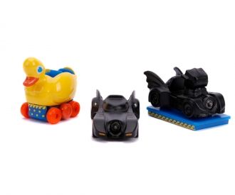 Комплект 3 метални автомобила Nano Batman 1:64 Jada Toys 253211000