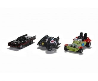 Комплект 3 метални автомобила Nano Batman 1:64 Jada Toys 253211001