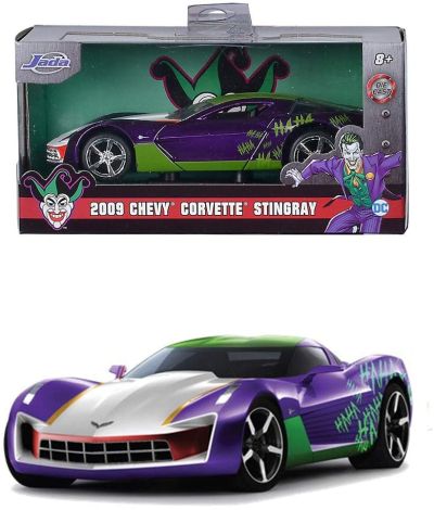 Метален автомобил Chevy Corvette Stingray Joker 2009 Jada Toys 1/32 - 253252016