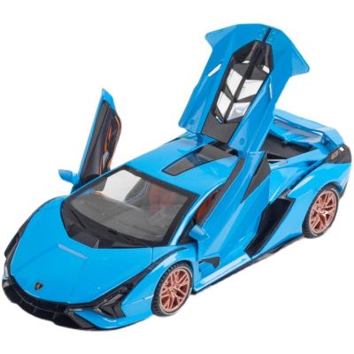 Метален автомобил Lamborghini FKP37 1/24 blue
