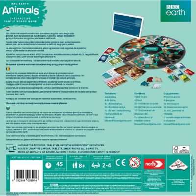 Интерактивна настолна игра BBC Earth Animals Noris 