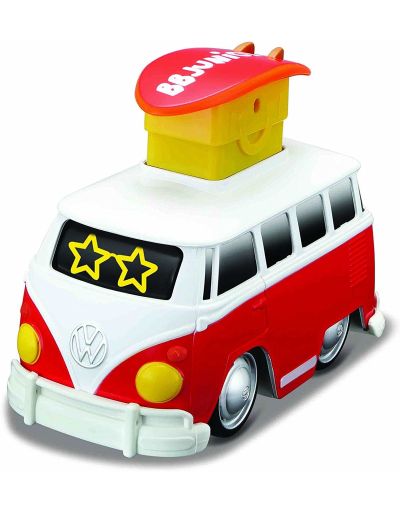 Автобус с различни емоции Bburago Junior червен