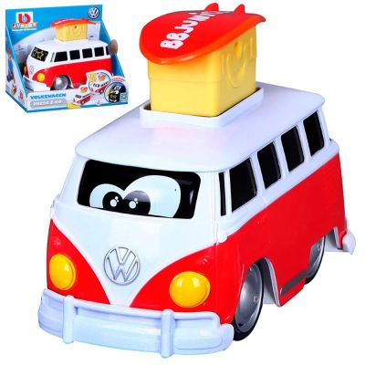 Автобус с различни емоции Bburago Junior червен