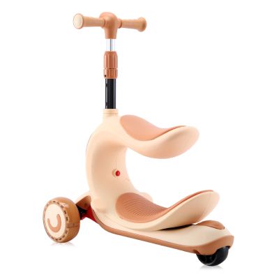 Тротинетка със седалка 2в1 LORELLI TRIO - Beige