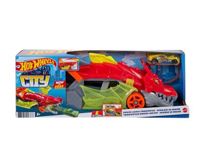 Транспортьор Дракон с количка Hot Wheels GTK42 