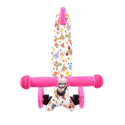 Тротинетка със светещи колела LORELLI MINI Pink BUTTERFLY