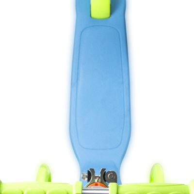 Тротинетка със светещи колела YUPPEE; Blue&Green