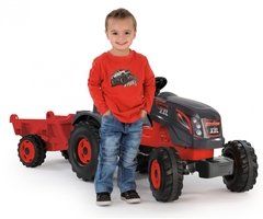 Детски трактор с ремарке Smoby Stronger XXL 710200