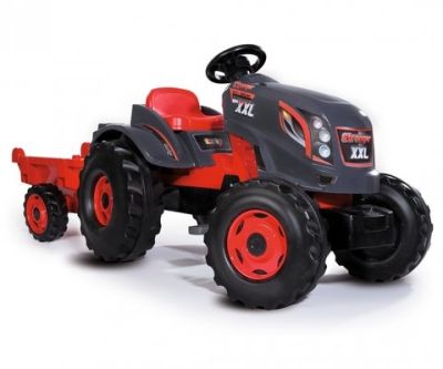 Детски трактор с ремарке Smoby Stronger XXL 710200