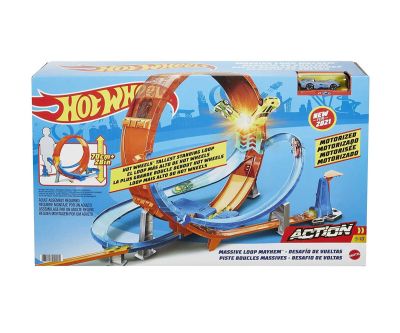 Комплект Невероятен лупинг с количка Mattel Hot Wheels GTV1
