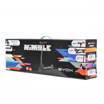 Сгъваема алуминиева тротинетка Byox NIMBLE син
