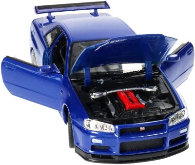 Метална количка Skyline GT-R 1:24 Welly 24108