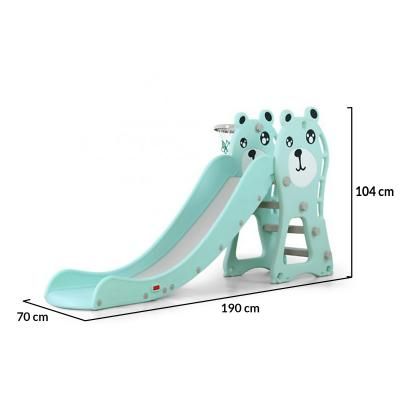 Детска пързалка с баскетболен кош Garden Pooh син 18024