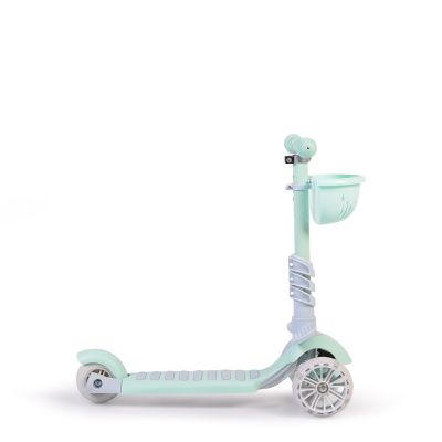 Тротинетка със седалка Bubblegum зелен