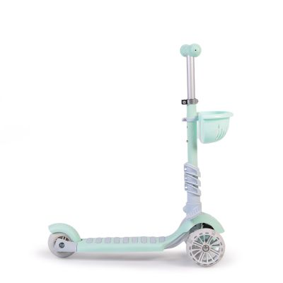 Тротинетка със седалка Bubblegum зелен