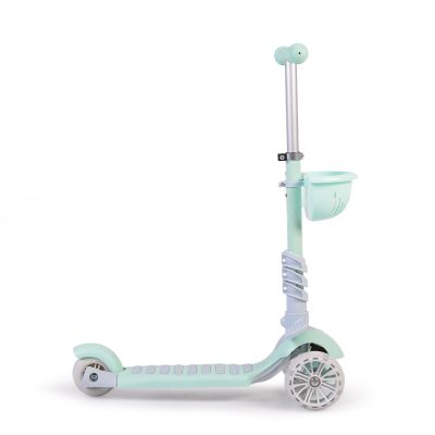 Тротинетка със седалка Bubblegum зелен