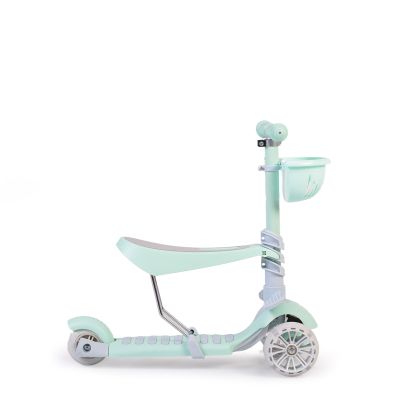 Тротинетка със седалка Bubblegum зелен