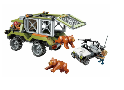 Конструктор Police Спасител за гигантски мечки Qman W1923