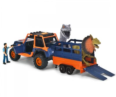 Джип с ремарке и динозавър Dickie Toys 203837024