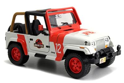 Метален автомобил Jurassic World Jeep Wrangler Off Road 1:24 Jada Toys 253253005