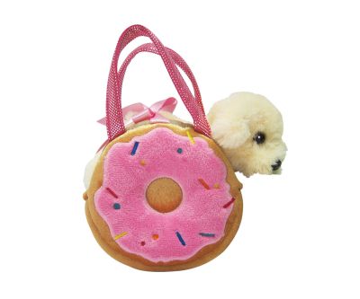 Плюшено Кученце в чантичка Aurora 161018A