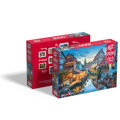 Пъзел Среща в кафенето 2000 части Cherry Pazzi / 50033