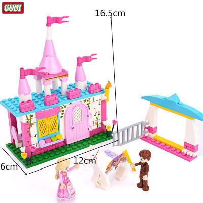 Конструктор Princess Alice с бял кон Gudi 9010