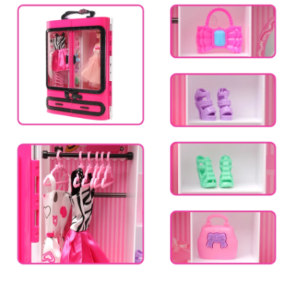 Комплект кукла с гардероб MAR