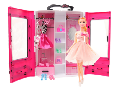 Комплект кукла с гардероб MAR