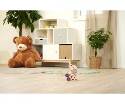 Дървена играчка за бутане и дърпане Куче Eichhorn 100005586