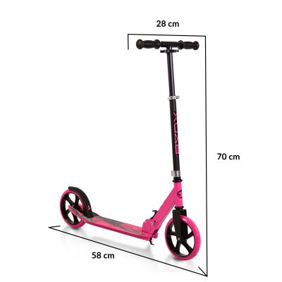 Сгъваема Тротинетка STORM розова