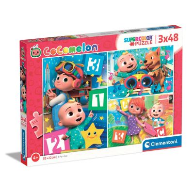 Детски пъзел CoComelon 3x48ч. CLEMENTONI 25273