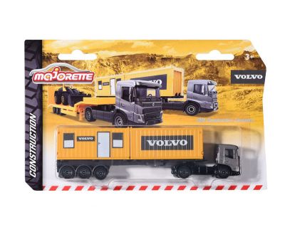 Метален камион TIR с ремарке Volvo FMX Construction Container Majorette 212057288